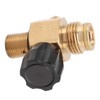 G1/2 14 CO2 Cylinder Refill Adapter Bottle Connector with Black