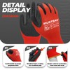 Mustbau 3 Pairs Safety Work Gloves, Gardening Gloves, Breathable Seamless