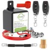 DZSSCY Remote Battery Disconnect Switch 12v, 250A, Battery Cut Off