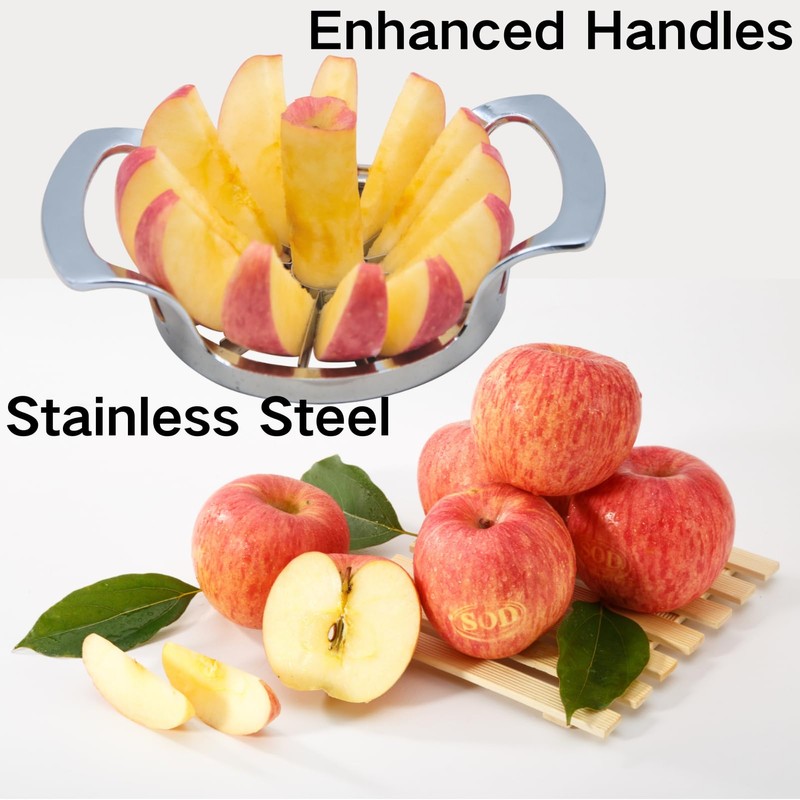 Stainless Steel Apple Slicer and Corer - Sturdy and Sharp