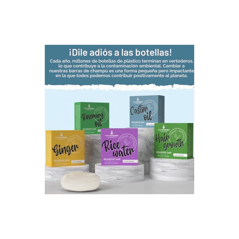 Hair Thickness Maximizer - Barra de champú con aceite de