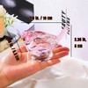 Crystal Pink Birds Figurine Glass Collectible Figurines Paperweights Birthday Gifts