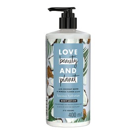 Love Beauty & Planet Coconut Water and Mimosa Flower Aroma Luscious Hydration Body Lotion, 400 ml