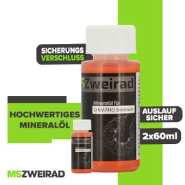 MSZweirad Bleed Set for All Shimano Bicycle Brakes – Bicycle Disc Brakes and Hydraulic Bicycle Brake (with Oil)