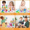 Rurvale 40PCS Wooden Stacking Rocks Toys, Montessori Toys Stacking blocks