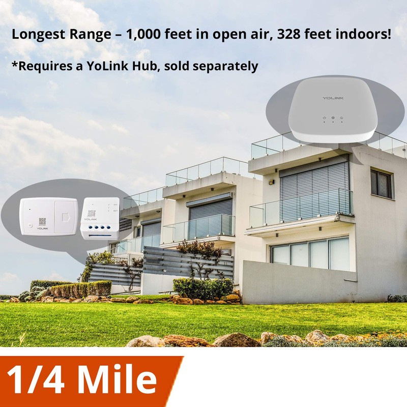 YoLink Garage Door Controller and Wireless Sensor - Remote Control