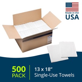 TIDI 62242 Avalon Papers Professional Paper Towel, Waffle Embossed, 3-Ply Tissue, White, 13" Width, 18" Length, Pack of 500