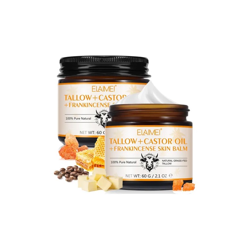 Crema Sebo De Res Con Frankincense Incienso Hidratante Natur