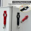 Upgraded 3-in-1 Magnetic Bottle and Can Opener for Refrigerator, Stainless