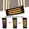 GEEGEETOP Switchback White/Amber Front Bumper Fog Daytime LED Running Light