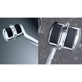 i5 Chrome Rear Brake Pedal & Gear Shift Pedal Covers compatible with Honda Shadow 750 Aero & Phantom
