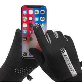 손가락 장갑 남녀공용 겨울 오토바이운전 폰 터치장갑 Unisex Winter Fingerless Touchscreen Gloves for Motorcycle Driving