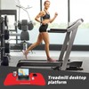 Qsxou Treadmill Desk Attachment, 36 Inches Tread Tray Workstation Handlebars