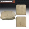 labwork Front Driver Side Bottom Tan Artificial Leather Perforated Seat