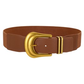 JASGOOD Women Wide Elastic Waist Belt for Dresses Vintage Western Stretchy Belt For Ladies