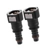 A ABSOPRO 2pcs Car Fuel Line Quick Connector for 3/8