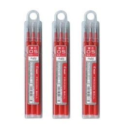 Pilot FriXion Ball 0.5mm Refills, Red, 3 Pieces, Set of 3