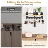 Yorbay Wooden Key Rack with Shelf: Multifunctional Wall Key Rack