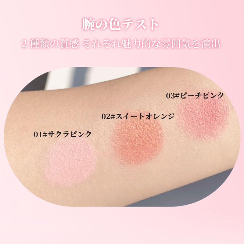 Wirwody チークナチュラル 血色感 ツヤ仕上げ 発色 長時間キープ プチプラ メイク 初心者向け ミニサイズ