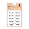 LASHIDOL Natural Transparent Eyelashes Handmade False Eyelashes Natural Design for