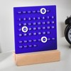 Wooden Kids Calendar DIY Hand Operated Develop Planning Skills Perpetual