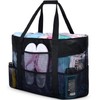 Czemo Large Mesh Beach Bag, Mesh Beach Bag, Mesh Bag