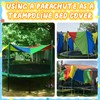 Sonyabecca Parachute, Play Parachute 10ft 12ft 16ft with 12 Handles