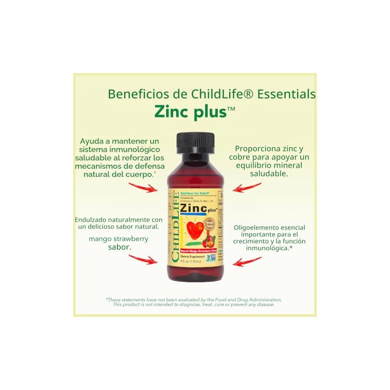 ChildLife Essentials | Zinc Plus® 4 Fluid Ounces (118 mL)