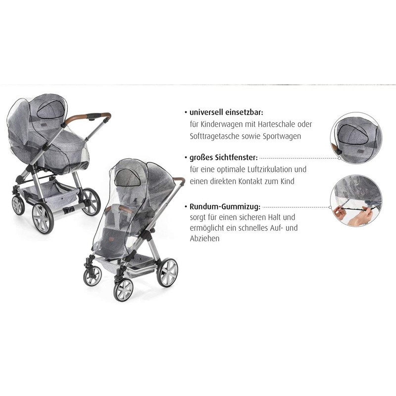 Reer PEVA Travel System Raincover for Buggies.