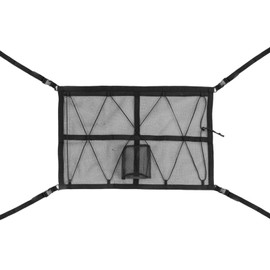 Automotive Cargo Roof Nets - Adjustable Truck Organizer - Multifunctional Van Life Accessories, Outdoor Overlanding Gear for Trucks