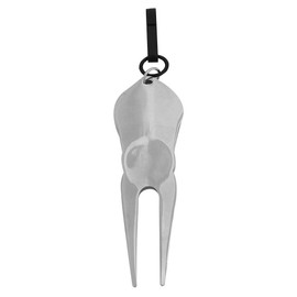 Golf Divot Tool, Metal Golf Green Repair Fork Golf Divot Repair Equipment Golf Ball Accessories (GOLF)