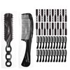 FufuHalo 100 Pack Hair Brush and Comb Set,Individually Wrapped