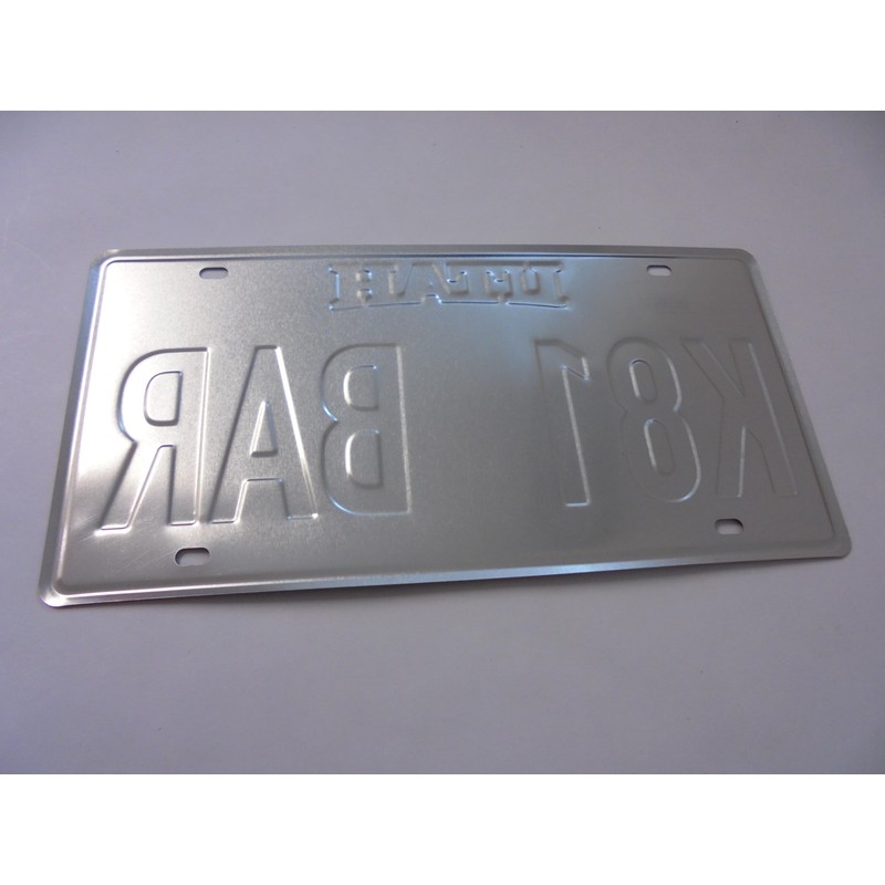 OPO 10 - USA CAR LICENSE PLATE - metal replica: