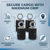 BOROCO 4pcs ATV Lock & Ride Lashing Racker, 1.45 Inch