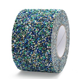 QILIMA Pool Anti Slip Tape Waterproof 4" x 15ft -Blue, Outdoor/Indoor Waterproof, Traction Stair Strips for Outdoor Steps, Non Skid Rubber Grip Tape for Trails, Bathroom, Shower