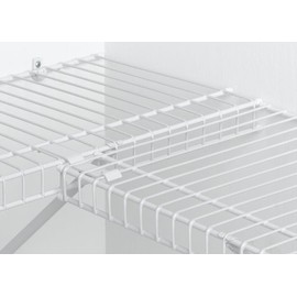 ClosetMaid 1001 Corner Support Bracket, 3 in L X 1 in W 1/4 in T, Steel, White