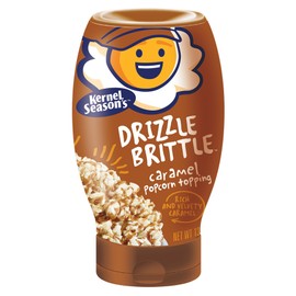 Kernel Season's Drizzle Brittle Popcorn Topping, Caramel, 13.1 Ounce