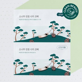 ROUND LAB Pine Tree Soothing Cica Biocellulose Nose Pack 2-Step Kit 5P - ROUND LAB Pine Tree Soothing Cica Biocellulose Nos