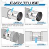 Threlaco 2 Pcs 6" HVAC Duct Manual Volume Backdraft Damper