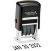 ExtraMark Super Dater Ink Stamp - Self-Inking Rubber Date Stamper