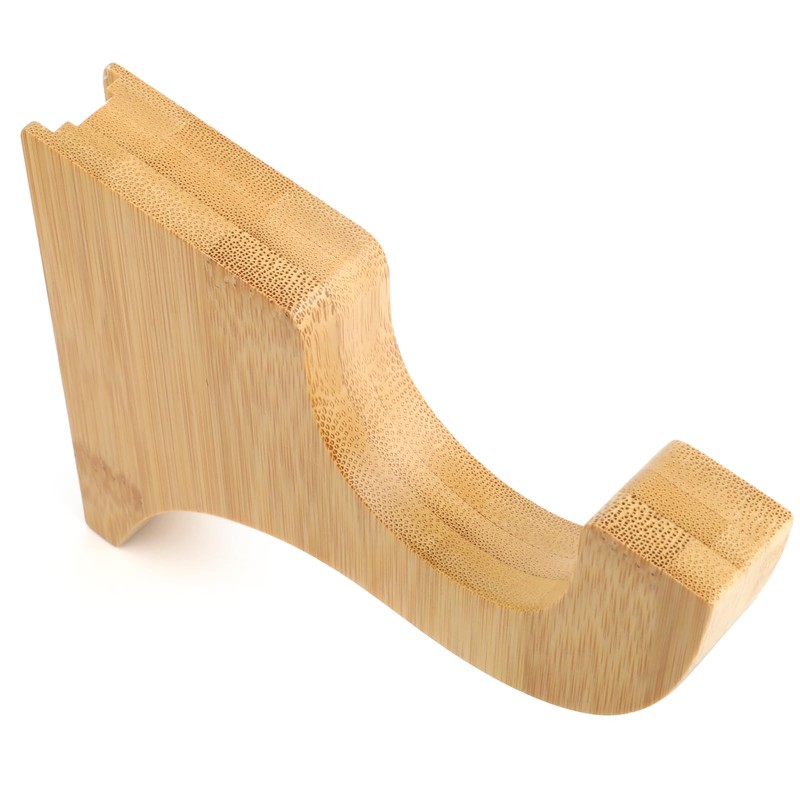 2 Pack Wooden Curtain Rod Brackets Multipurpose Curtain Rod Holders