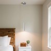 2 Pack Chrome Cylinder Pendant Lights for Kitchen Island, Modern