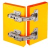 KASHBSAB 2pcs DTC 135° Corner Cabinet Hinges 135-degree Soft Close