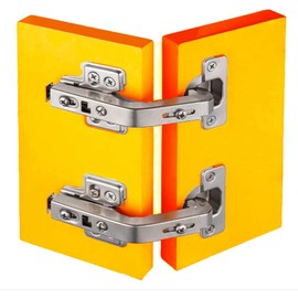 KASHBSAB 2pcs DTC 135° Corner Cabinet Hinges 135-degree Soft Close Hinges for Corner Kitchen Cabinet Replacement Hardware