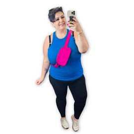 Original 50" Long Strap Iris Crossbody Bag:_Black