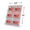 Marketing Holders 8.5" x 11" Table Tent Counter Top Slant