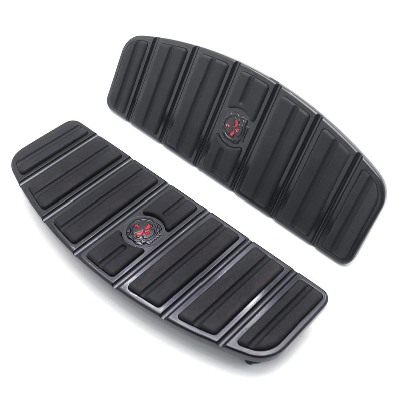 HTTMT- Black Skull Rider Footboard Insert Kit Traditional D Compatible