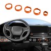 Dash Control Knob Trim Kit for 2022-2025 Silverado 1500 LT