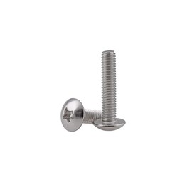 Adiyer 40-Pack Metric M4 x 20mm Machine Screws for Cabinet Drawer Knob Pull Handle, 304 Stainless Steel, Truss Head Bolts, Phillips Drive