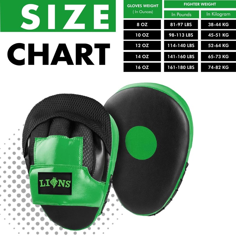 Lions Target Focus Pads - Martial Arts Punching Training Hand